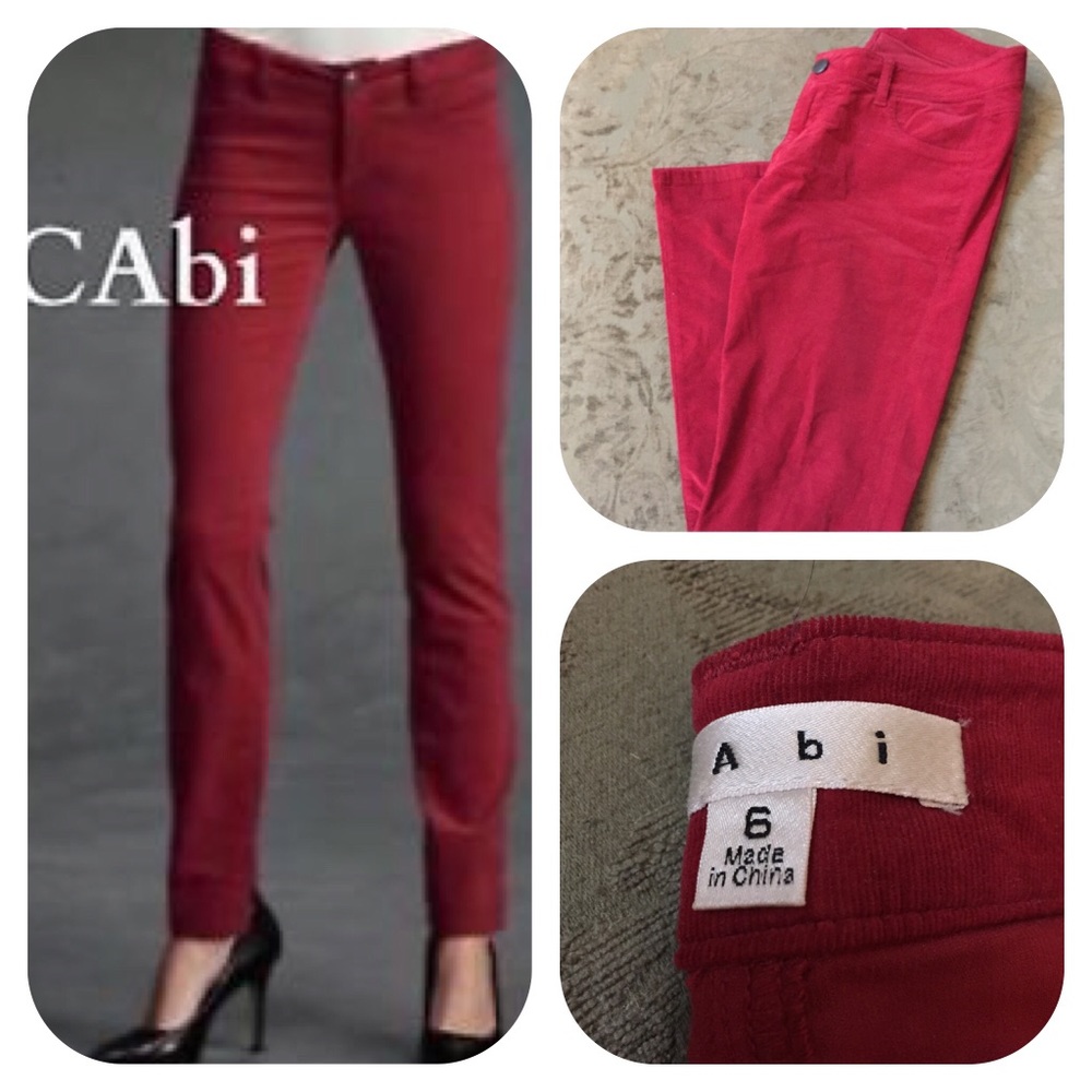 CAbi Red Skinny Jean